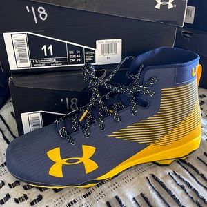 Underamour cleats! Size 11 “hammer mc mids” football